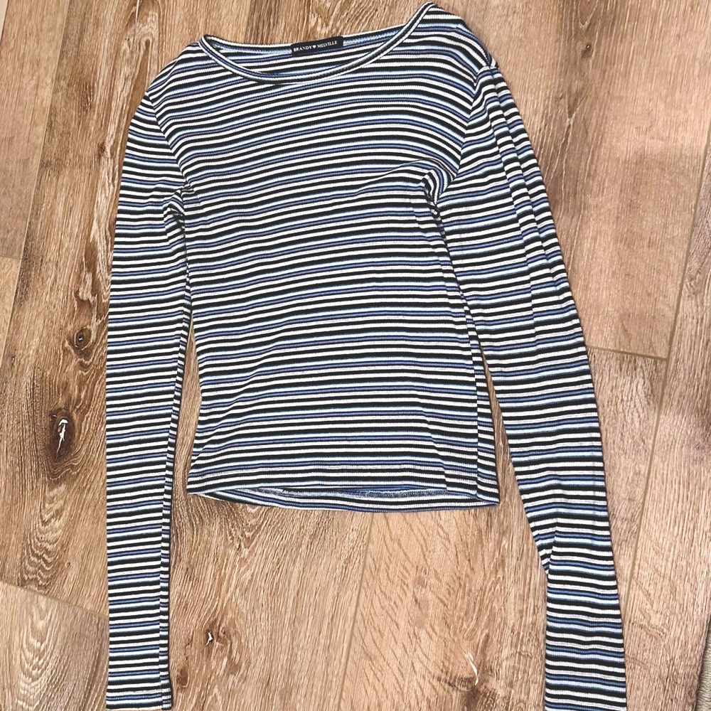Brandy Melville striped long sleeve top